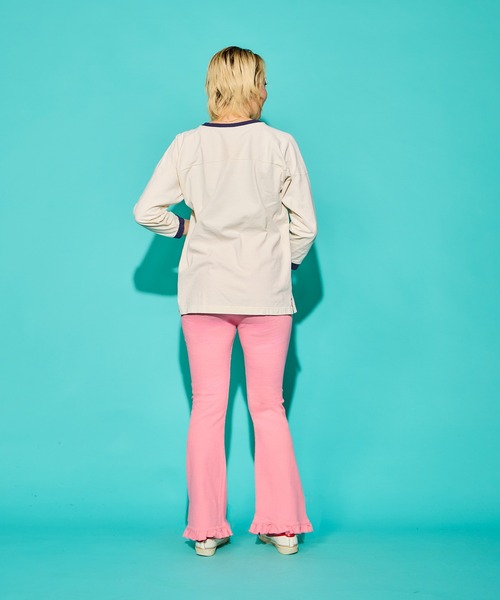 WALLA WALLA SPORT(ワラワラスポーツ)の「WALLA WALLA SPORT【ワラワラスポーツ】 - RINGER FOOTBALL TEE(Tシャツ/カットソー・メンズ・グリーン系その他2/ネイビー/グリーン/レッド/ブラック・MEDIUM)」の12枚目の写真