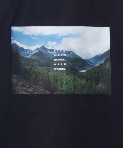 Woods(ウッズ)の「【WOODS/ウッズ 】フォトプリントTシャツ【吸水速乾】(Tシャツ/カットソー・メンズ・ホワイト/ブラック・M/L/XL)」の8枚目の写真
