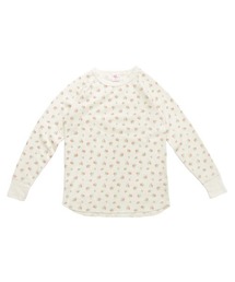 JEMORGAN ワッフル花柄ラグランロンT(パック入り)
