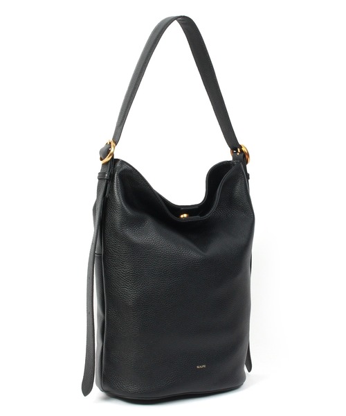 Beau're（ヴュレ）の「BEAURE Design Buckle Bucket ショルダー Bag（ショルダーバッグ・レディース・ブラウン/ブラック/ベージュ/アイボリー・FREE）」の14枚目の写真