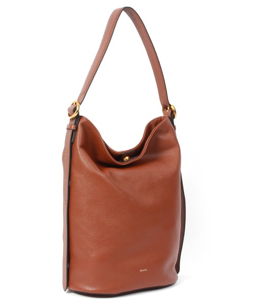 Beau're（ヴュレ）の「BEAURE Design Buckle Bucket ショルダー Bag（ショルダーバッグ・レディース・ブラウン/ブラック/ベージュ/アイボリー・FREE）」の16枚目の写真