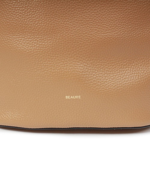 Beau're（ヴュレ）の「BEAURE Design Buckle Bucket ショルダー Bag（ショルダーバッグ・レディース・ブラウン/ブラック/ベージュ/アイボリー・FREE）」の21枚目の写真