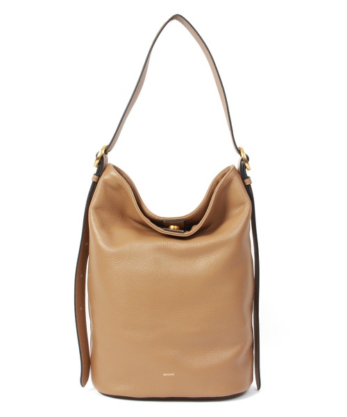 Beau're（ヴュレ）の「BEAURE Design Buckle Bucket ショルダー Bag（ショルダーバッグ・レディース・ブラウン/ブラック/ベージュ/アイボリー・FREE）」の13枚目の写真