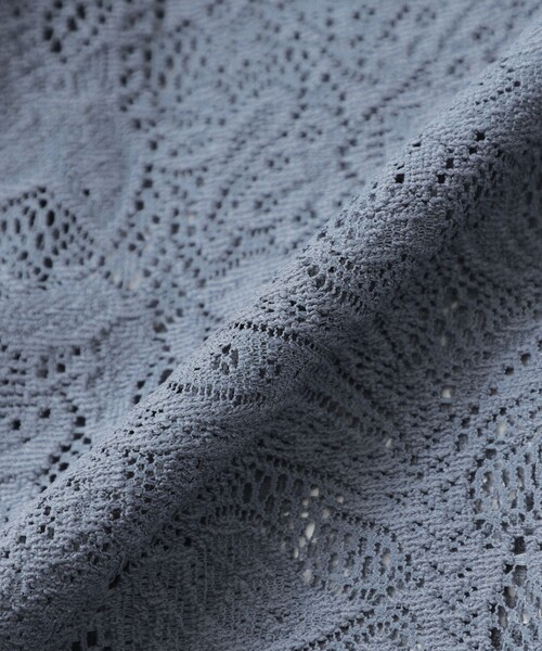 LOVELESS(ラブレス)の「ペイズリーレースショートスリーブシャツ(シャツ/ブラウス・メンズ・オフホワイト/ブルー系その他4/ブラック・M/L)」の6枚目の写真