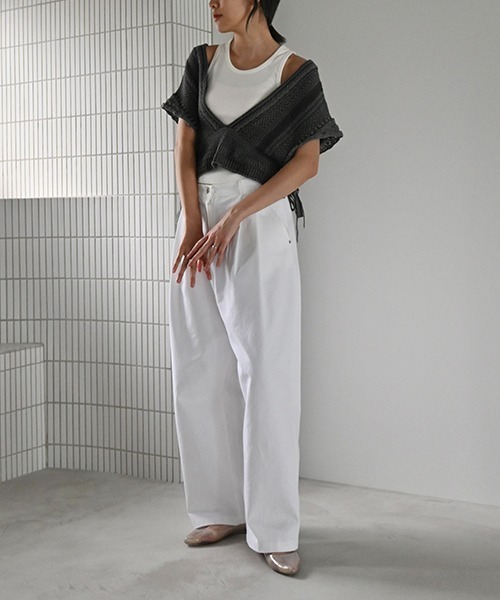 willfully ウィルフリー front tuckloosetwill PT