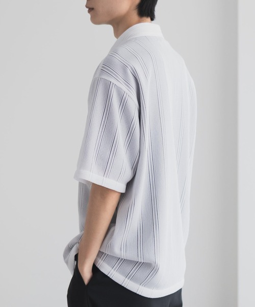 URBAN COLLECTION(アーバンコレクション)の「【URBANCOLLECTION/アーバンコレクション】レースレギュラーシャツ(シャツ/ブラウス・メンズ・ホワイト/ブラック/ライラック・S/M/L/XL)」の7枚目の写真