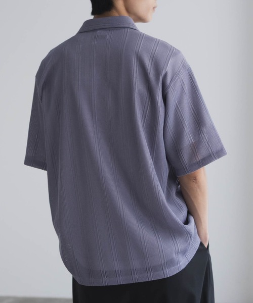URBAN COLLECTION(アーバンコレクション)の「【URBANCOLLECTION/アーバンコレクション】レースレギュラーシャツ(シャツ/ブラウス・メンズ・ホワイト/ブラック/ライラック・S/M/L/XL)」の19枚目の写真