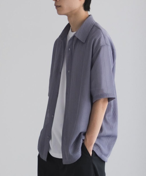 URBAN COLLECTION(アーバンコレクション)の「【URBANCOLLECTION/アーバンコレクション】レースレギュラーシャツ(シャツ/ブラウス・メンズ・ホワイト/ブラック/ライラック・S/M/L/XL)」の20枚目の写真