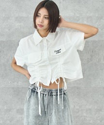 ANAP（アナップ）の「ドロストリボン 半袖シャツ（シャツ/ブラウス）」