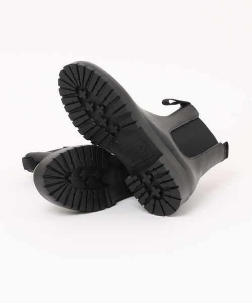 Traditional Weatherwear(トラディショナルウェザーウェア)の「SIDE GORE RAIN BOOTS MID(レインシューズ・レディース・ブラック・38/39/36/37)」の2枚目の写真