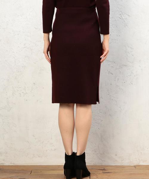 green label relaxing(グリーンレーベルリラクシング)の「CR N/R/W/Pu ペプラムSET UP ワンピース(ワンピース・レディース・ブラック/ワインレッド・フリー)」の10枚目の写真