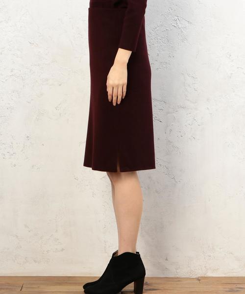 green label relaxing(グリーンレーベルリラクシング)の「CR N/R/W/Pu ペプラムSET UP ワンピース(ワンピース・レディース・ブラック/ワインレッド・フリー)」の12枚目の写真