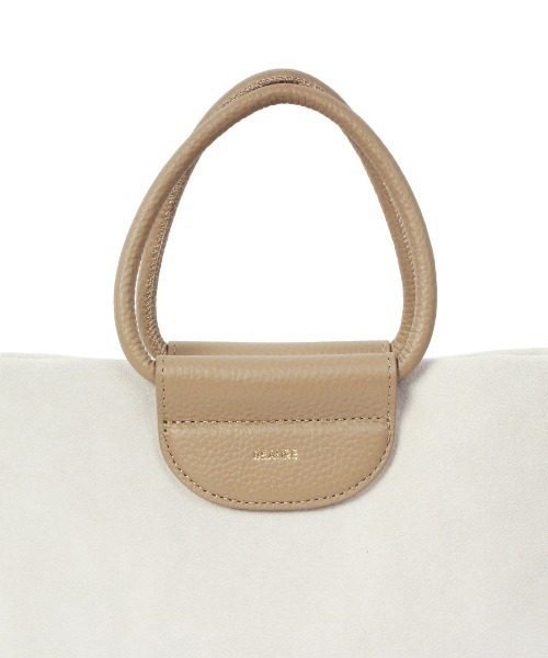 Beau're（ヴュレ）の「【BEAURE/ビュレ】Suede 2Way ショルダー Bag（ハンドバッグ・レディース・カーキ/ブラウン系その他/アイボリー・FREE）」の14枚目の写真