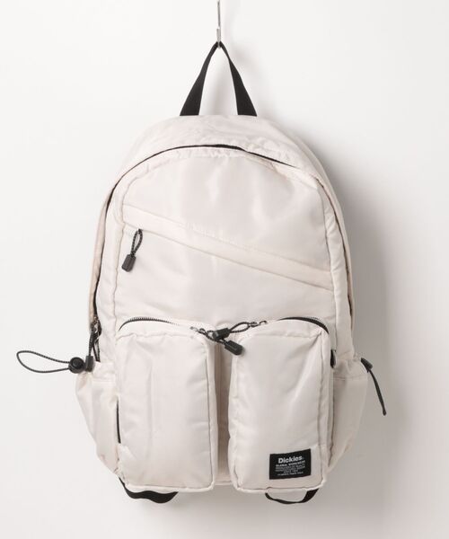 Dickies（ディッキーズ）の「【Dickies】DK PADDED MP BACKPACK / ディッキーズ マルチポケット シャイニー バックパック 25L（バックパック/リュック・メンズ・ブラック/アイボリー/カーキ/チャコールグレー・FREE）」の17枚目の写真