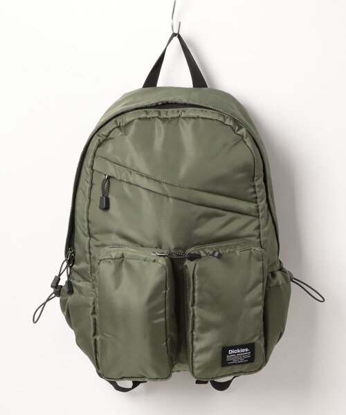 Dickies（ディッキーズ）の「【Dickies】DK PADDED MP BACKPACK / ディッキーズ マルチポケット シャイニー バックパック 25L（バックパック/リュック・メンズ・ブラック/アイボリー/カーキ/チャコールグレー・FREE）」の18枚目の写真
