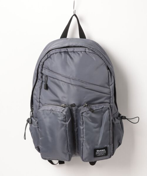 Dickies（ディッキーズ）の「【Dickies】DK PADDED MP BACKPACK / ディッキーズ マルチポケット シャイニー バックパック 25L（バックパック/リュック・メンズ・ブラック/アイボリー/カーキ/チャコールグレー・FREE）」の11枚目の写真