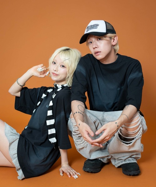 LTR DEPTH（レイターデプス）の「LTR DEPTH/バックスタッズグラフィックT（Tシャツ/カットソー・メンズ・パープル/ベージュ/ブラック・MEDIUM/LARGE）」の16枚目の写真