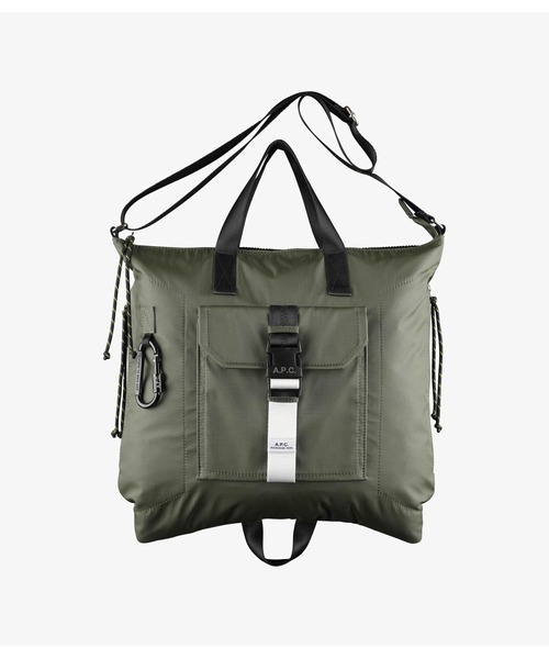 [Khakis] Trek Tote Bag /追跡付 Trek Tote Bag Red — ( K h a k i s )