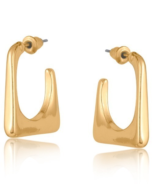 big metal london(ビッグメタルロンドン)の「【金属アレルギー対応】ハンドクラフトピアス HORTENSE ORGANIC SHAPE(ピアス(両耳用)・レディース・ゴールド/シルバー・FREE)」の2枚目の写真