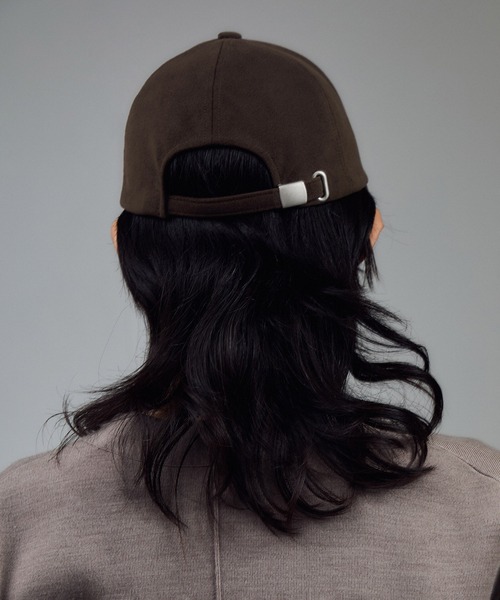 SALON adam et rope'（サロン アダム エ ロペ）の「Ultrasuede(R) cap / キャップ（キャップ・レディース・ベージュ/ダークブラウン・FREE）」の5枚目の写真