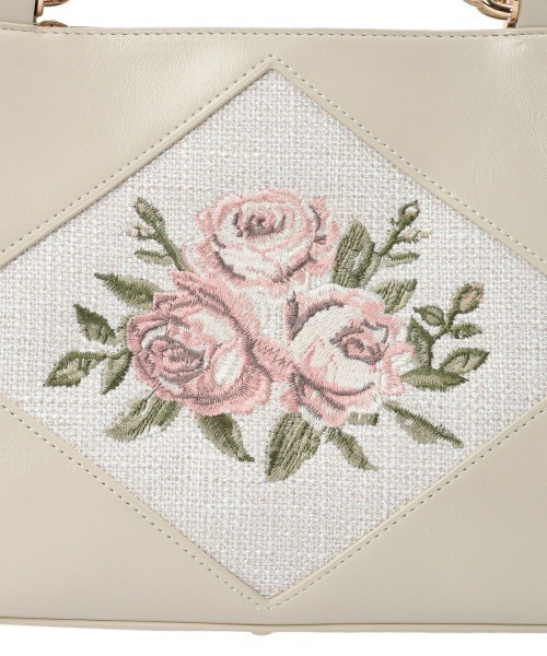 ローズ刺繍トートバッグ（トートバッグ）｜an another angelus