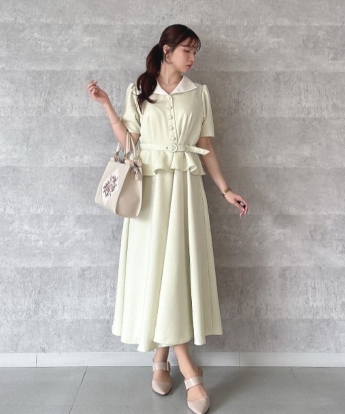 an another angelus（アンアナザーアンジェラス）の「ローズ刺繍トートバッグ/fint フィント（トートバッグ・レディース・サックスブルー/アイボリー・FREE）」の21枚目の写真