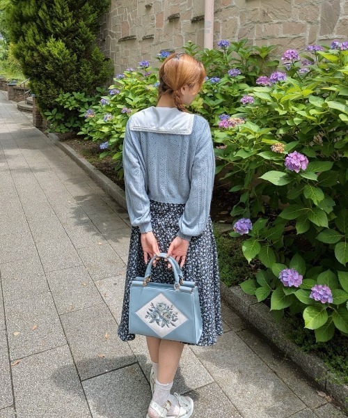 ローズ刺繍トートバッグ/fint フィント（トートバッグ）｜an another
