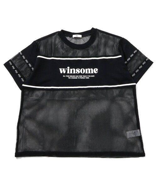 algy(アルジー)の「メッシュ切替トップス(Tシャツ/カットソー・キッズ・レッド/ブラック/オフホワイト・MEDIUM/X-SMALL/SMALL/XX-SMALL)」の10枚目の写真