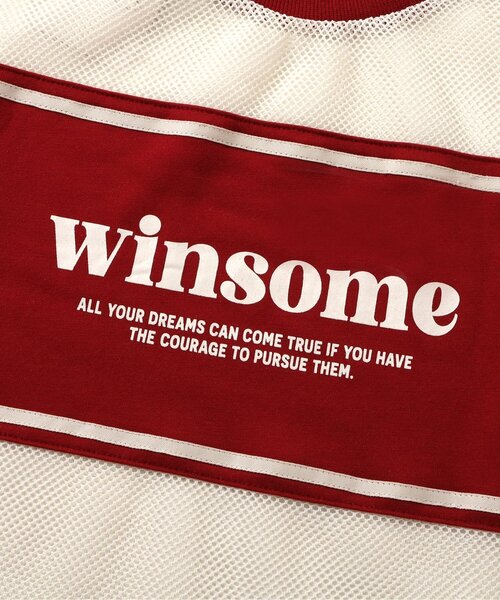 algy(アルジー)の「メッシュ切替トップス(Tシャツ/カットソー・キッズ・レッド/ブラック/オフホワイト・MEDIUM/X-SMALL/SMALL/XX-SMALL)」の6枚目の写真