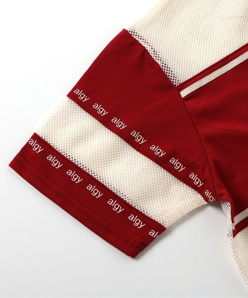 algy(アルジー)の「メッシュ切替トップス(Tシャツ/カットソー・キッズ・レッド/ブラック/オフホワイト・MEDIUM/X-SMALL/SMALL/XX-SMALL)」の7枚目の写真