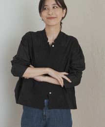 mizuiroind | mizuiro ind　lacestandcollar wideshirts(シャツ/ブラウス)