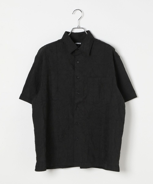 3.3 Field Trip （3.3フィールドトリップ）の「3.3 Field Trip／クラック半袖シャツ（シャツ/ブラウス・メンズ・ブラック/アイボリー・FREE）」の13枚目の写真