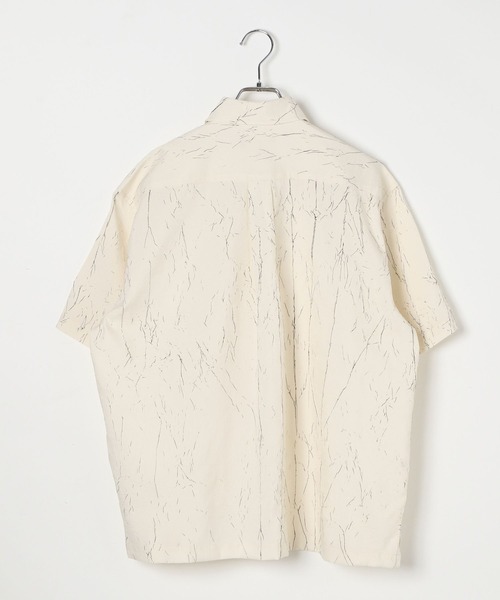 3.3 Field Trip （3.3フィールドトリップ）の「3.3 Field Trip／クラック半袖シャツ（シャツ/ブラウス・メンズ・ブラック/アイボリー・FREE）」の15枚目の写真