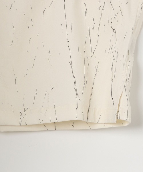 3.3 Field Trip （3.3フィールドトリップ）の「3.3 Field Trip／クラック半袖シャツ（シャツ/ブラウス・メンズ・ブラック/アイボリー・FREE）」の18枚目の写真