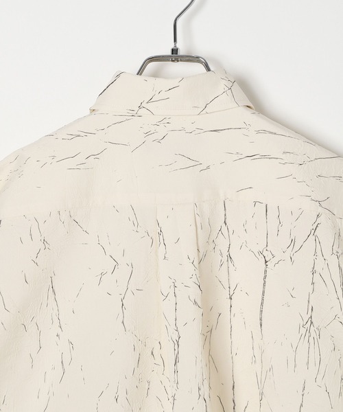 3.3 Field Trip （3.3フィールドトリップ）の「3.3 Field Trip／クラック半袖シャツ（シャツ/ブラウス・メンズ・ブラック/アイボリー・FREE）」の20枚目の写真