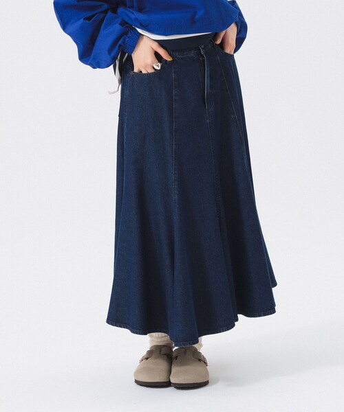 デニム フレア スカート（デニムスカート）｜BEAMS BOY（ビームス