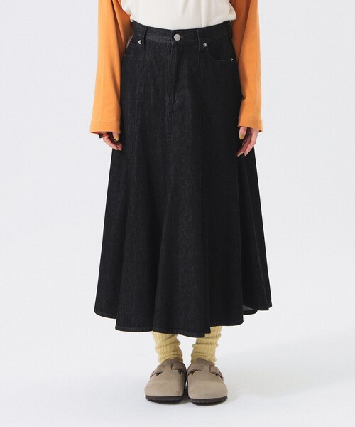 BEAMS BOY（ビームスボーイ）の「デニム フレア スカート（デニム