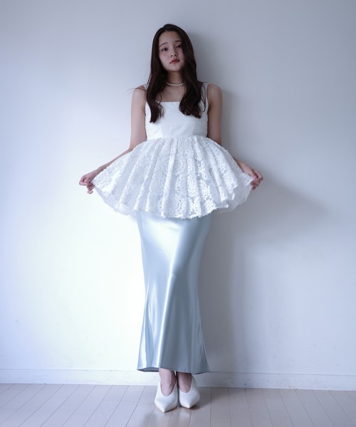 EIMY ISTOIRE（エイミーイストワール）の「ボリュームペプラムトップス（その他トップス・レディース・ホワイト/ブラック・F）」の19枚目の写真