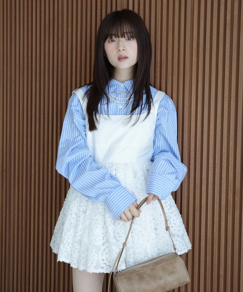 EIMY ISTOIRE（エイミーイストワール）の「ボリュームペプラムトップス（その他トップス・レディース・ホワイト/ブラック・F）」の22枚目の写真