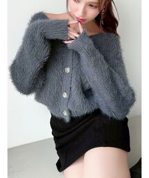 RESEXXY | シャギーニットカーディガン(カーディガン/ボレロ)