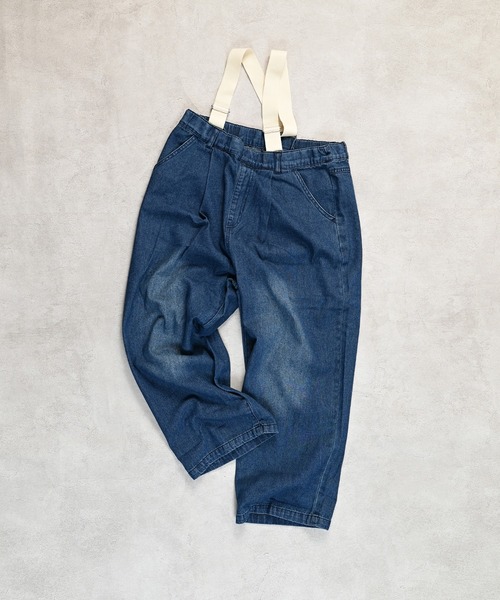 MARKEY'S(マーキーズ)の「デニムエヴォルブサロペット(サロペット/オーバーオール・キッズ・ブルー/ブラック・90/100/110/120/130/140/150)」の5枚目の写真