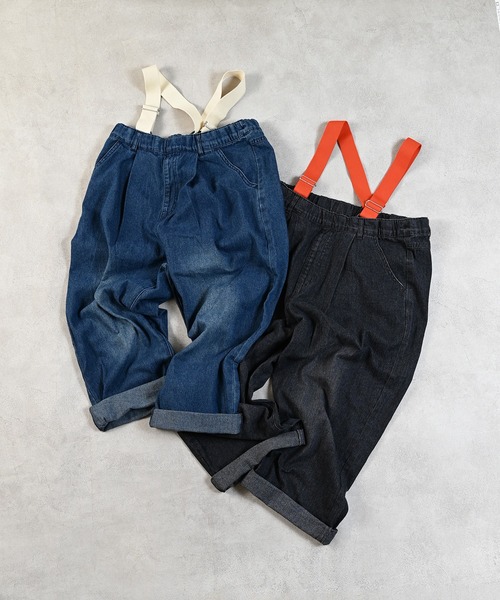 MARKEY'S(マーキーズ)の「デニムエヴォルブサロペット(サロペット/オーバーオール・キッズ・ブルー/ブラック・90/100/110/120/130/140/150)」の3枚目の写真