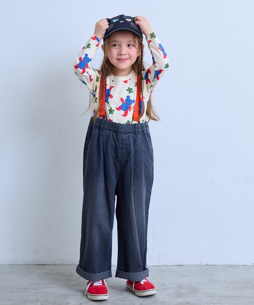 MARKEY'S(マーキーズ)の「デニムエヴォルブサロペット(サロペット/オーバーオール・キッズ・ブルー/ブラック・90/100/110/120/130/140/150)」の18枚目の写真