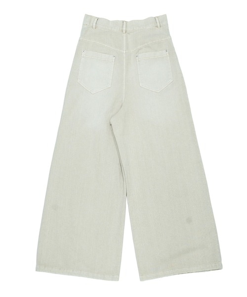 MIDVEIN（ミッドヴェイン）の「Remake like denim pt（デニムパンツ・レディース・インディゴブルー/ベージュ/サックスブルー・MEDIUM/SMALL）」の4枚目の写真