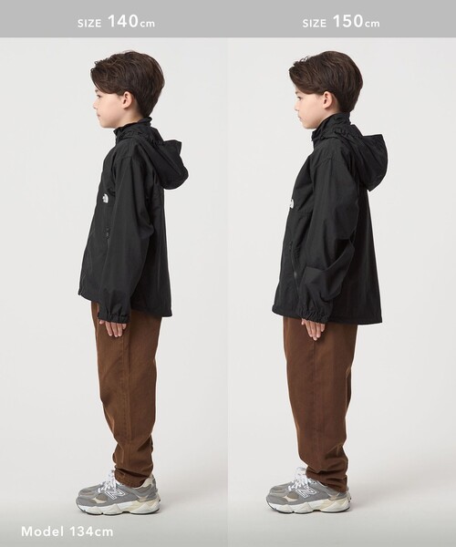 THE NORTH FACE（ザノースフェイス）の「＜THE NORTH FACE＞コンパクトジャケット / キッズ  130cm-160cm（ブルゾン・キッズ・ベージュ/コバルトブルー/ブラック・150cm/130cm/140cm/160cm）」の7枚目の写真