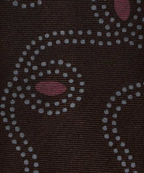 Holliday & Brown(ホリデーアンドブラウン)の「<HOLLIDAY&BROWN>ペイズリー ジャガード ネクタイ(ネクタイ・メンズ・ダークブラウン/ベージュ・FREE)」の5枚目の写真