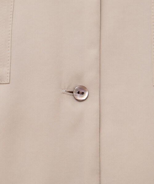 NOLLEY’S Sophi(ノーリーズソフィ)の「《セットアップ対応》ウォッシャブルフィブリルサテンオープンカラーシャツ(シャツ/ブラウス・レディース・ベージュ/ブラウン・38)」の10枚目の写真