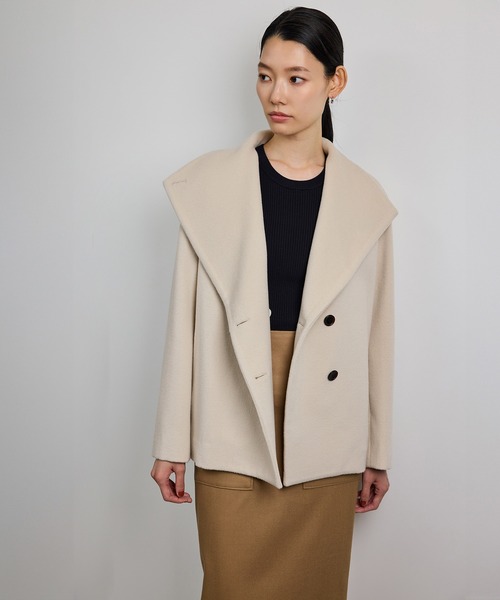 プレミアムカシミヤ ショートコート【25AW】（ステンカラー
