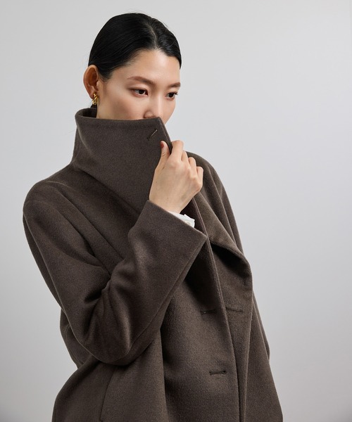 プレミアムカシミヤ ショートコート【25AW】（ステンカラーコート