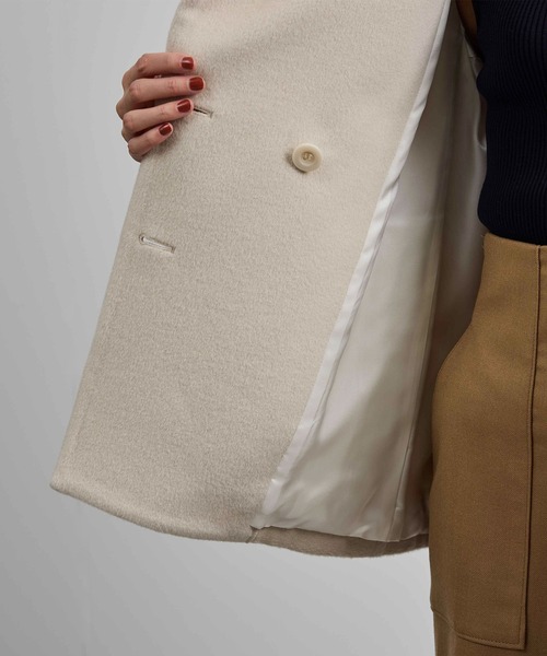 プレミアムカシミヤ ショートコート【25AW】（ステンカラー